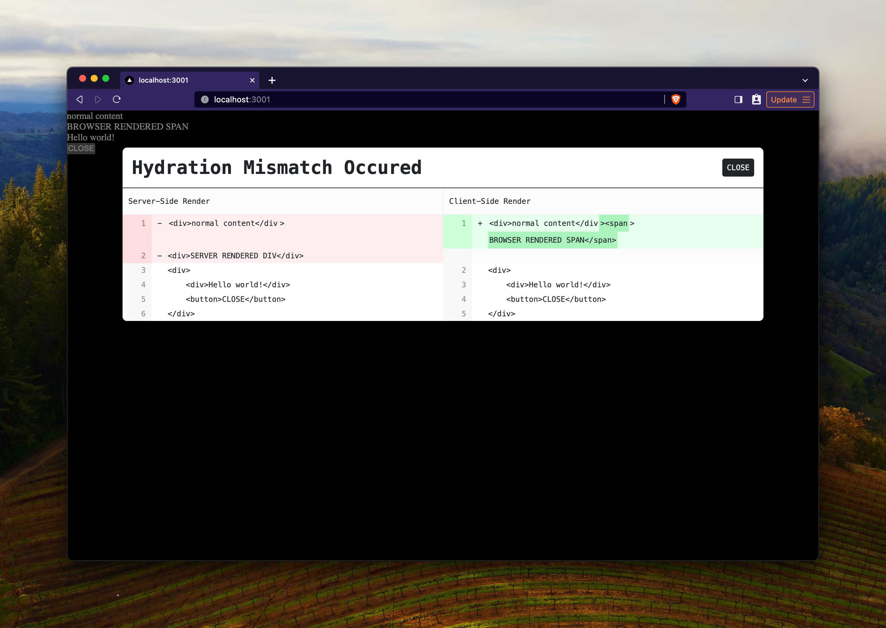 hydration-overlay screenshot 1
