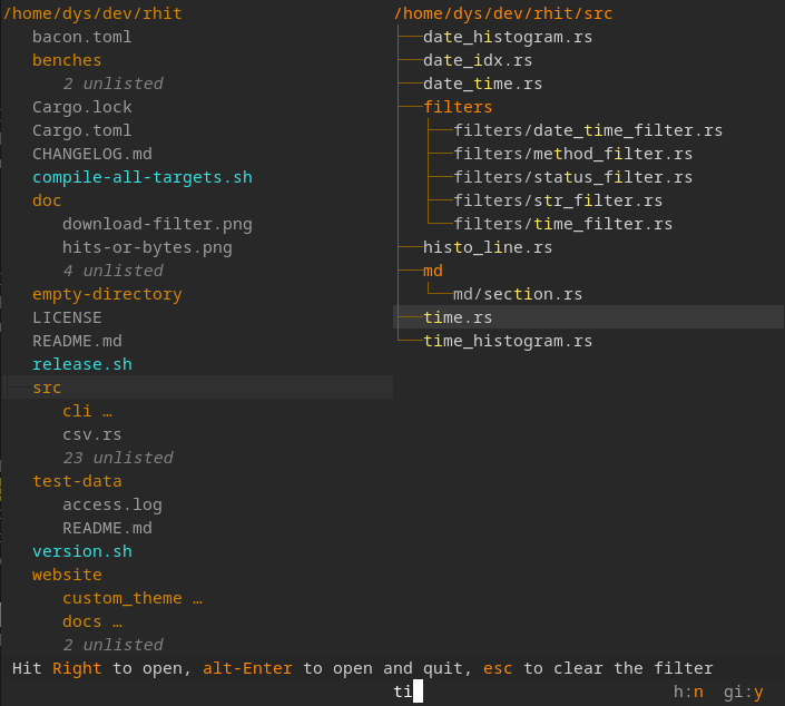 broot screenshot 8