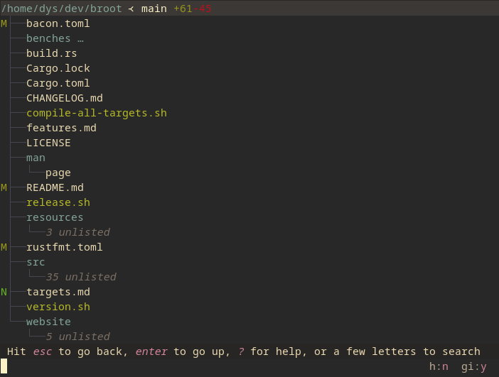 broot screenshot 18