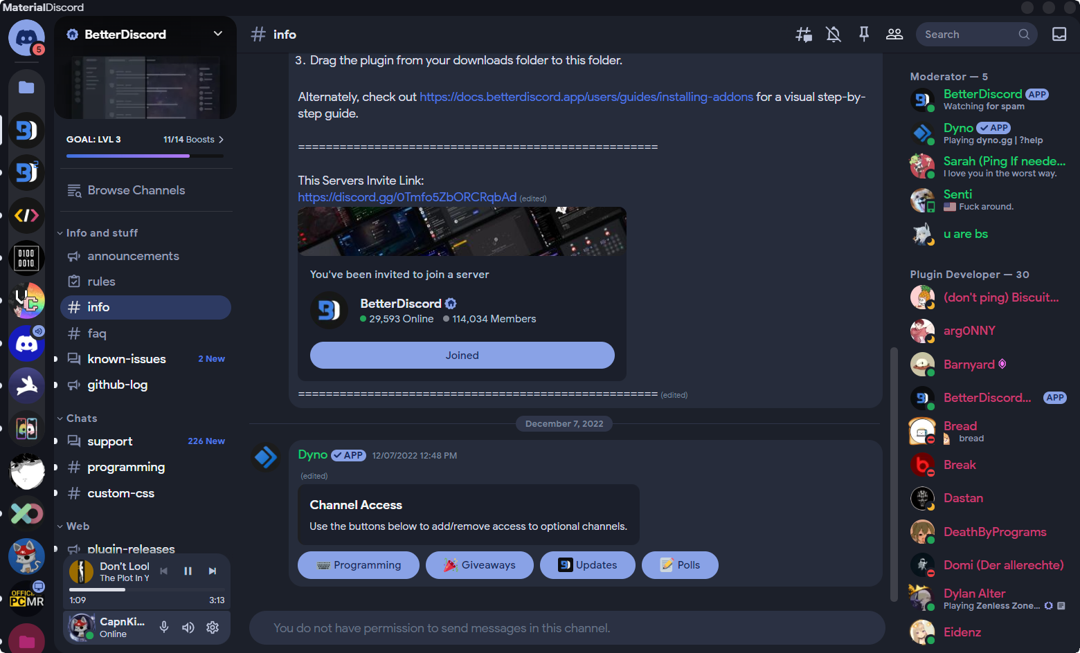 Material-Discord screenshot 1