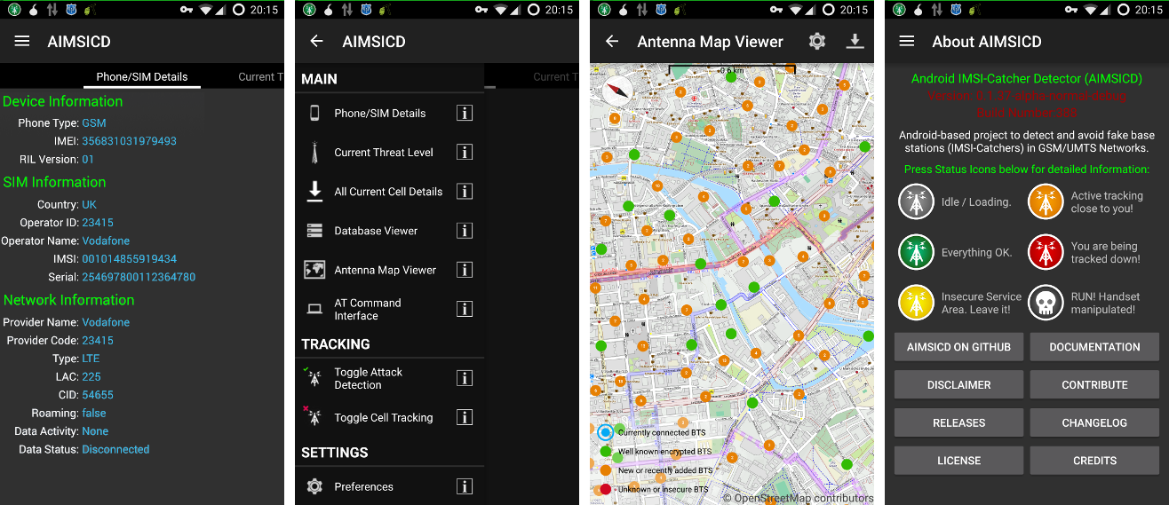 Android-IMSI-Catcher-Detector screenshot 2
