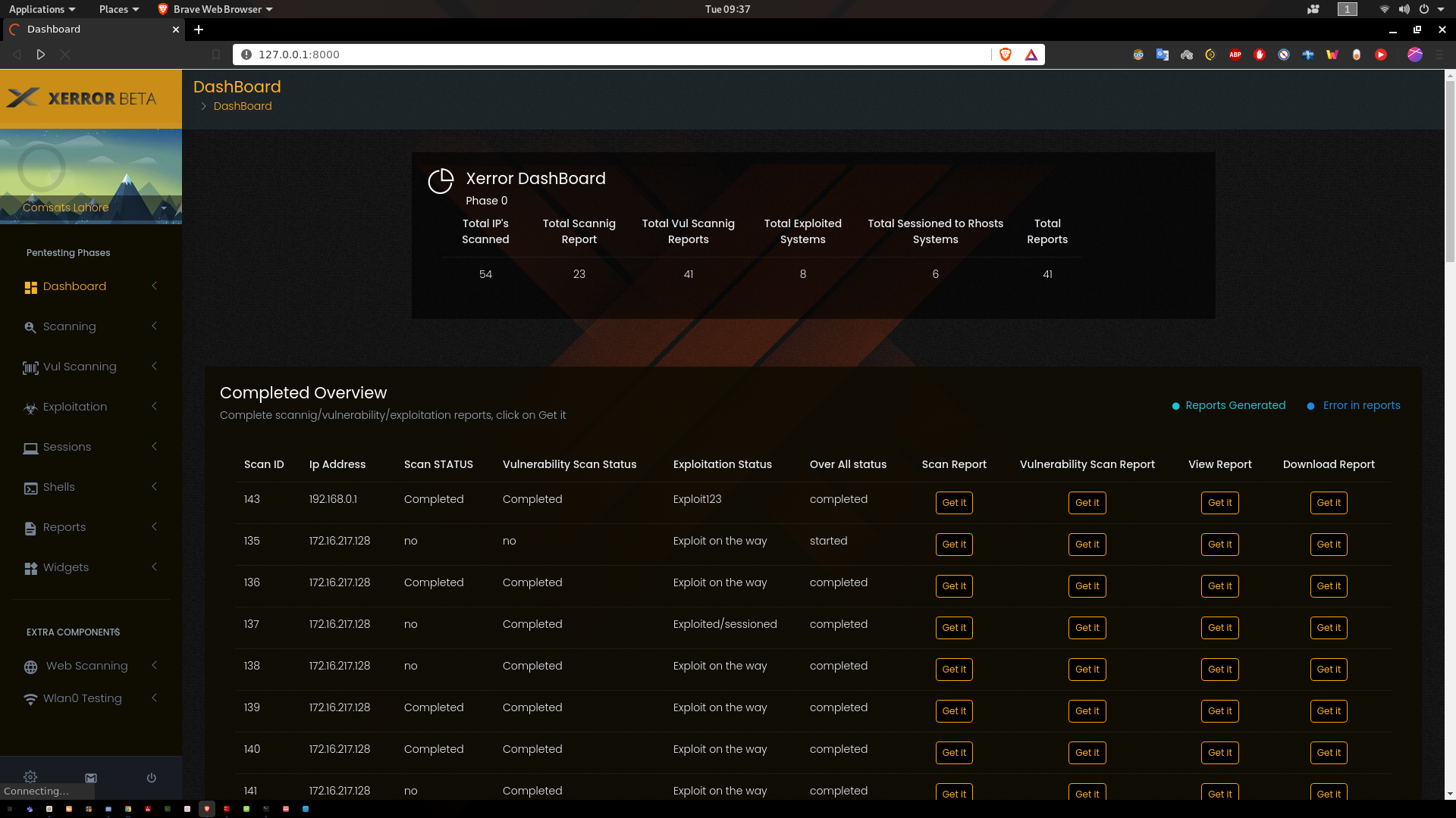 Xerror screenshot 2