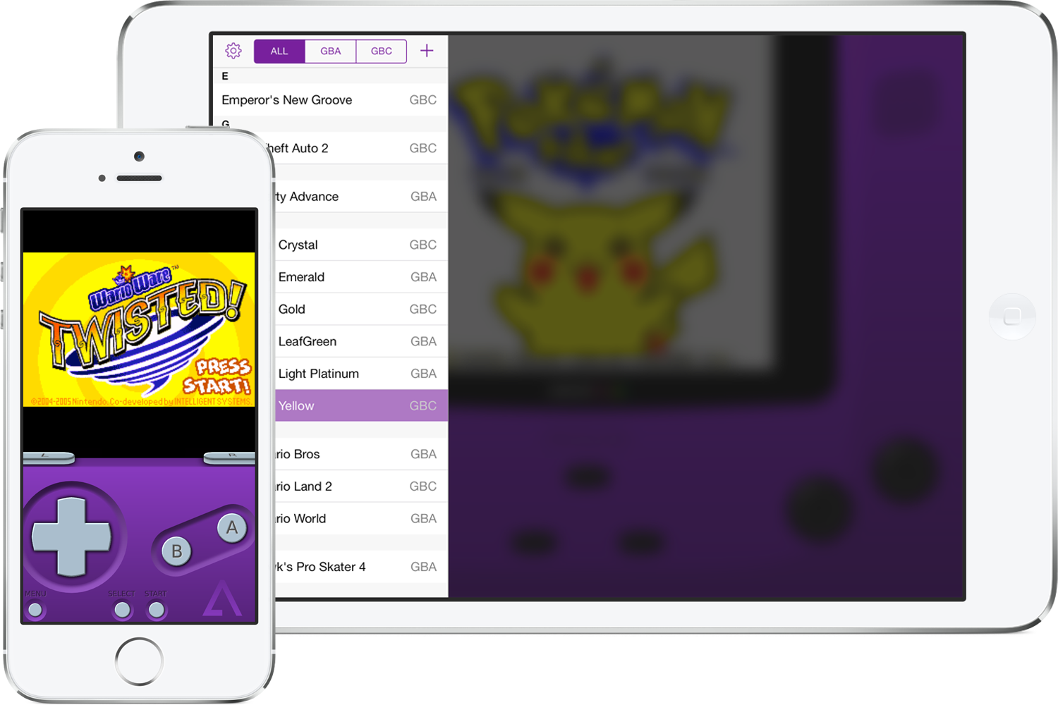 GBA4iOS screenshot 1