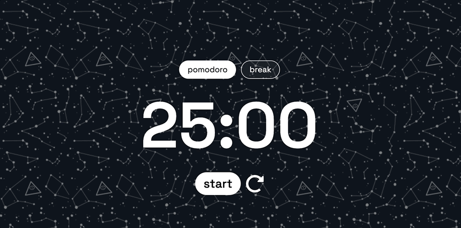 pomodoro-timer screenshot 1