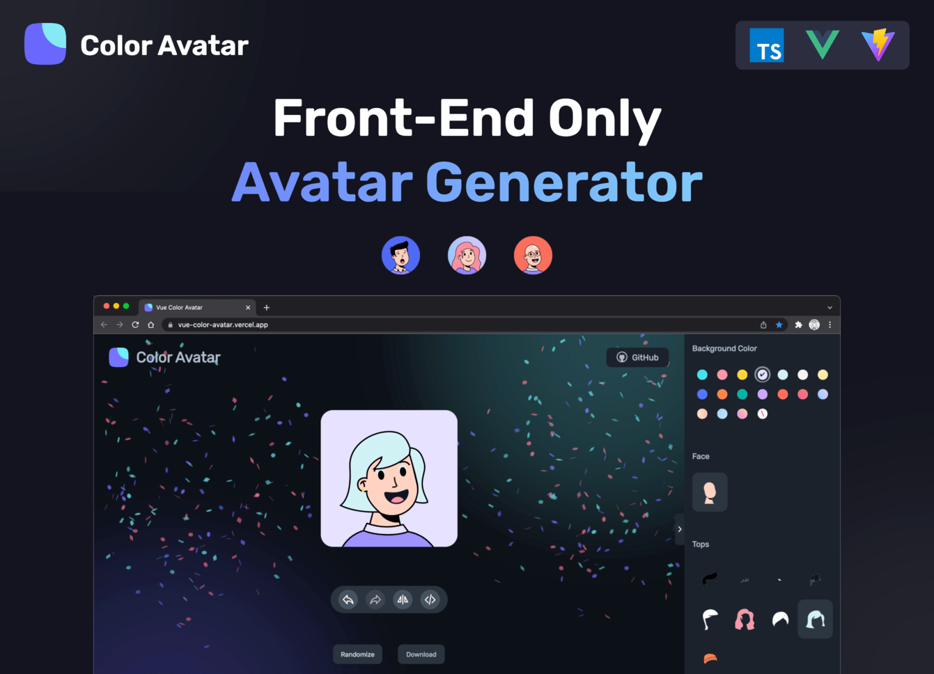vue-color-avatar screenshot 1