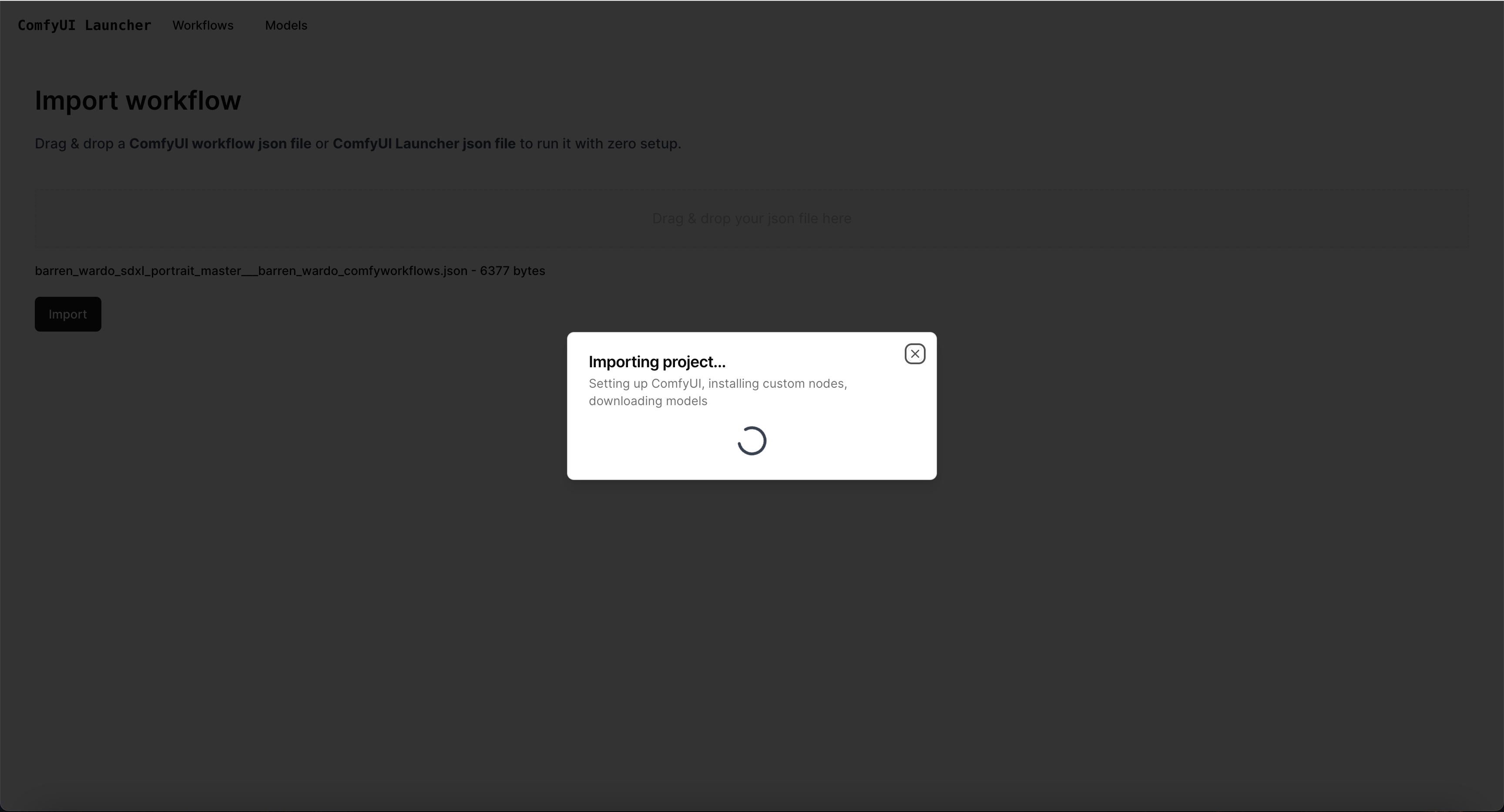 ComfyUI-Launcher screenshot 2