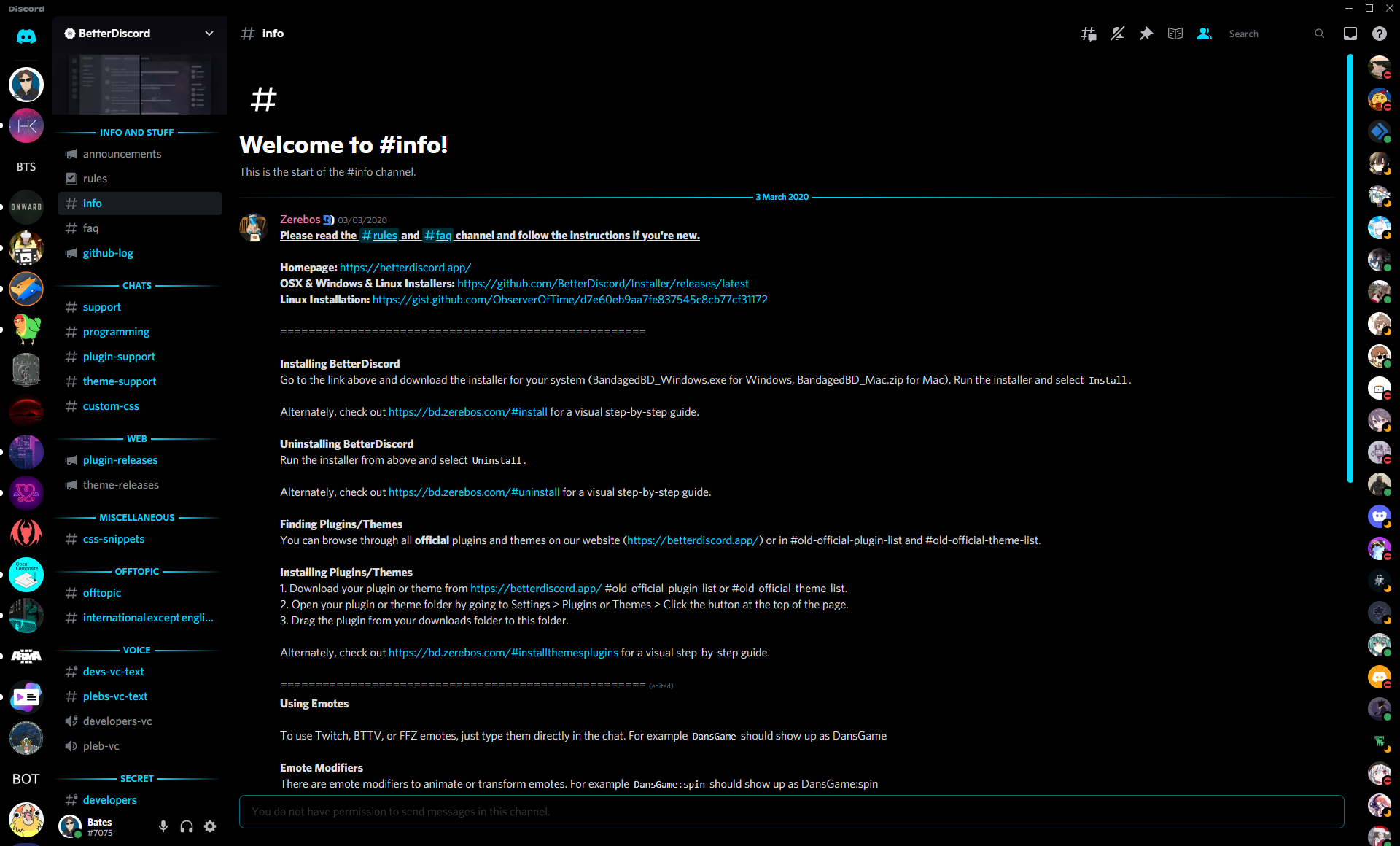 DiscordDarkNeon screenshot 1