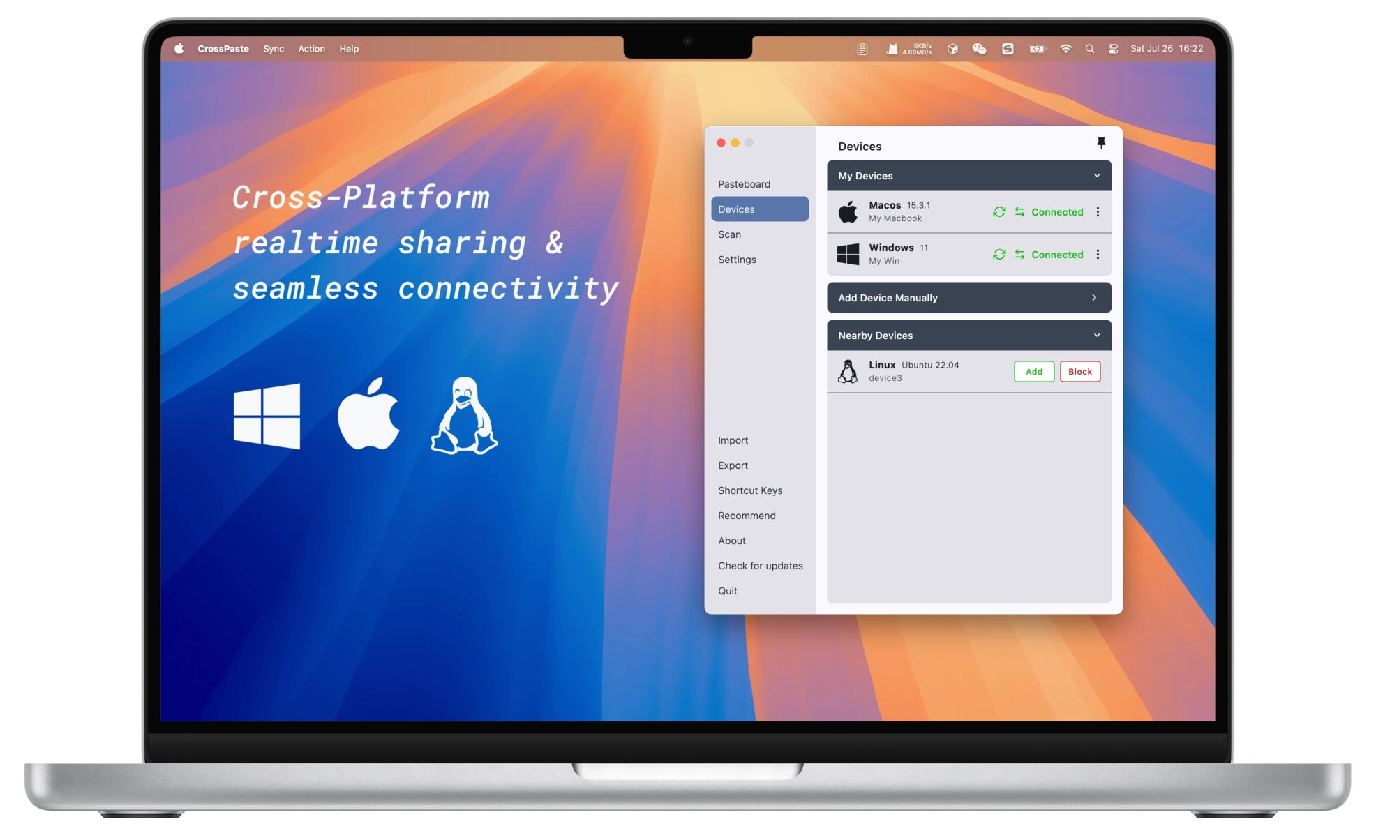 crosspaste-desktop screenshot 1