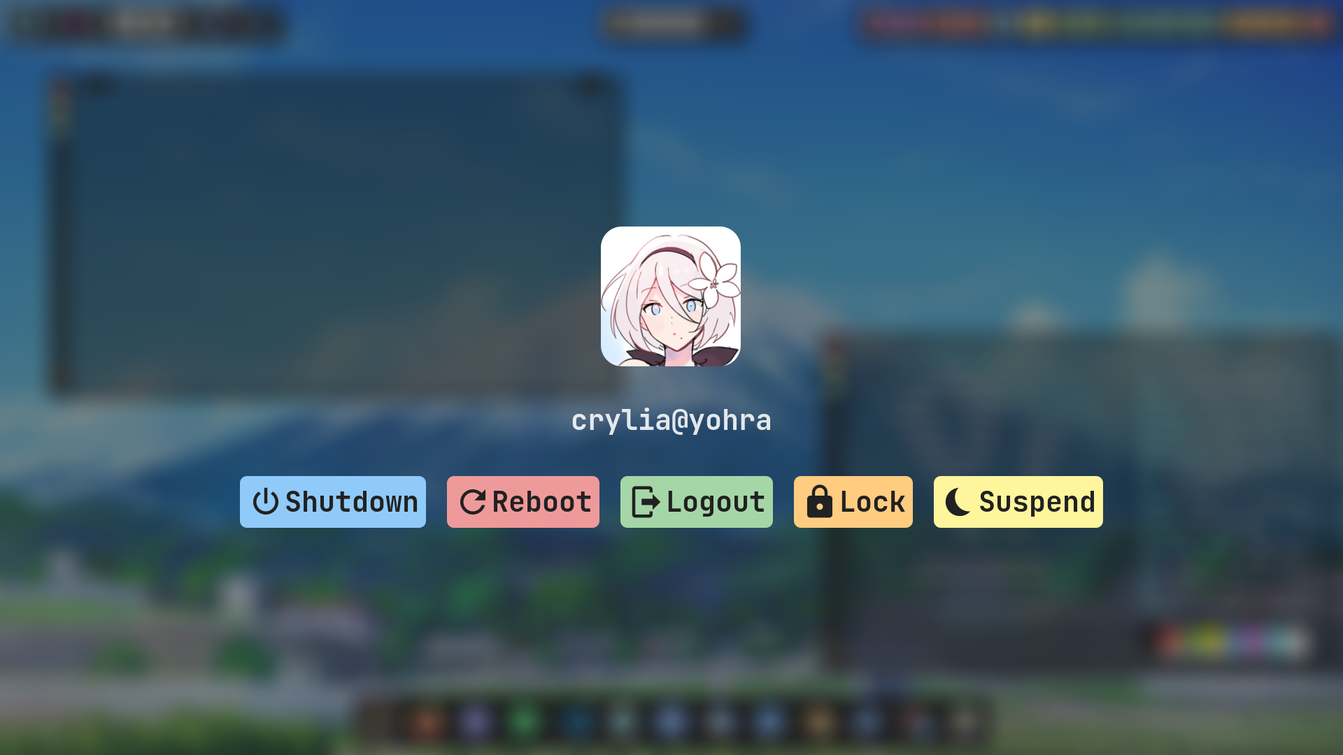 crylia-theme screenshot 2