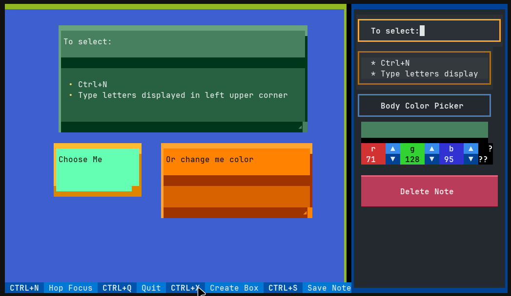 NoteSH screenshot 2