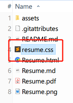 Markdown-Resume screenshot 2