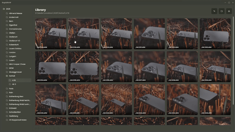 RapidRAW screenshot 2