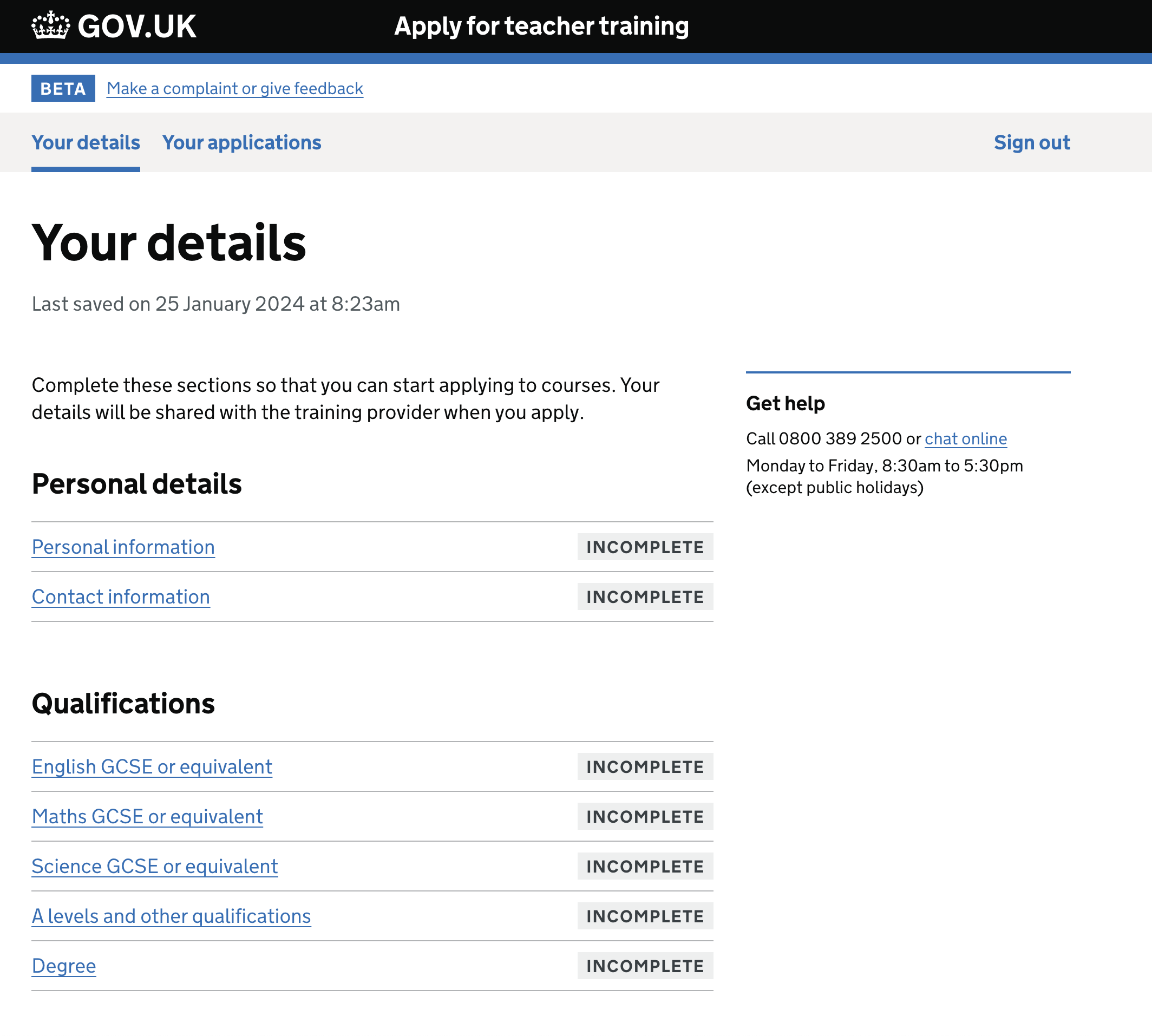 apply-for-teacher-training screenshot 1