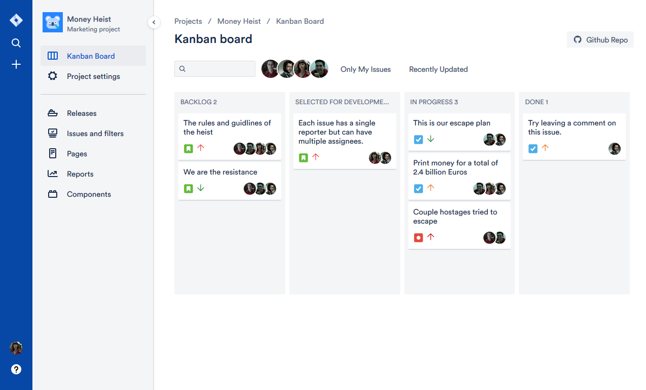 jira_clone screenshot 1