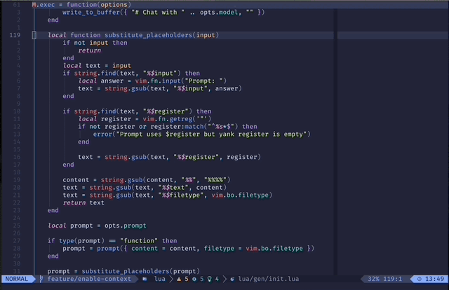 gen.nvim screenshot 1