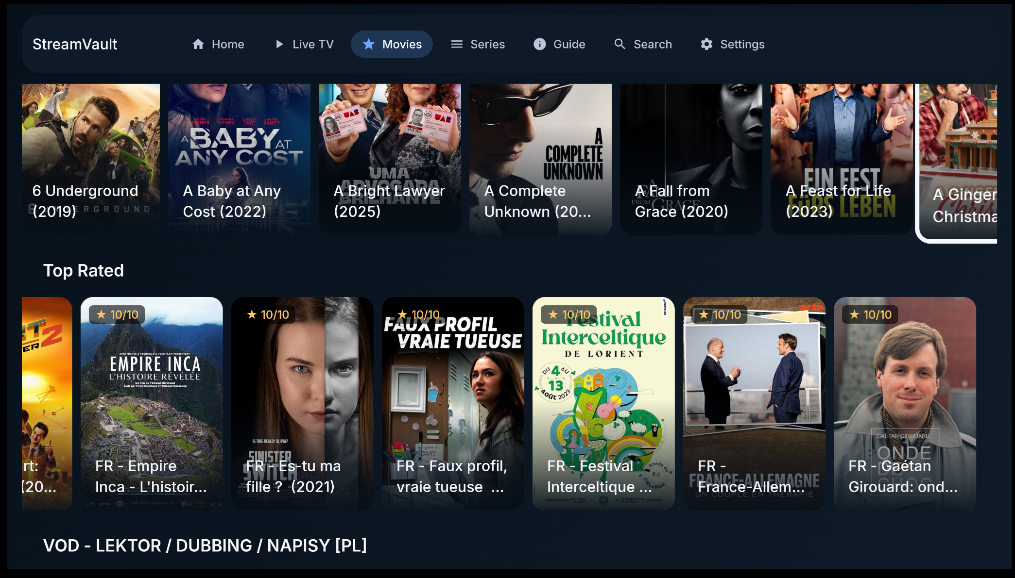 StreamVault-IPTV screenshot 2