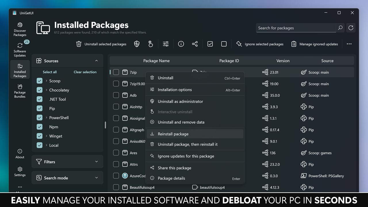 UniGetUI screenshot 10