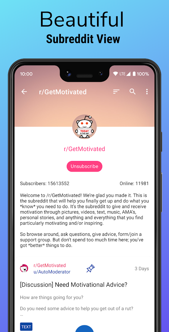 Infinity-For-Reddit screenshot 1