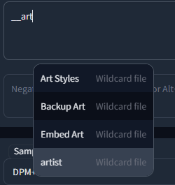 a1111-sd-webui-tagcomplete screenshot 7