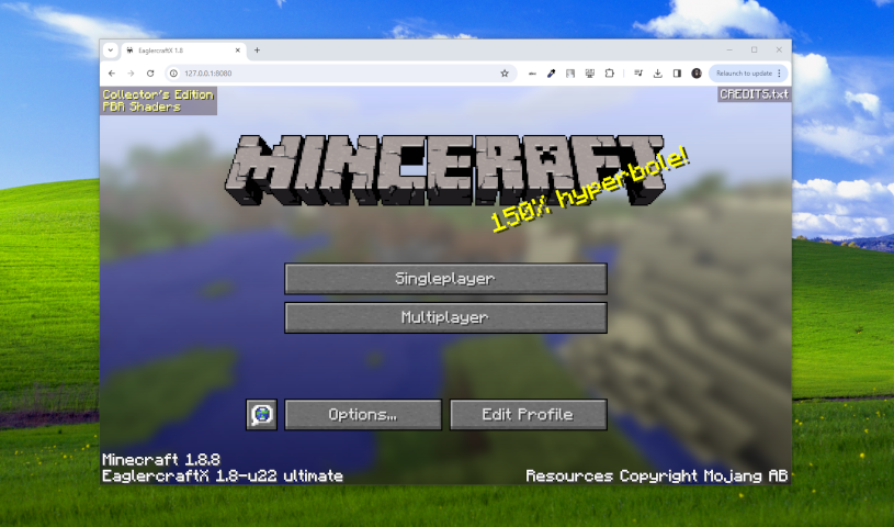 Eaglercraftx-1.8.8-src screenshot 1