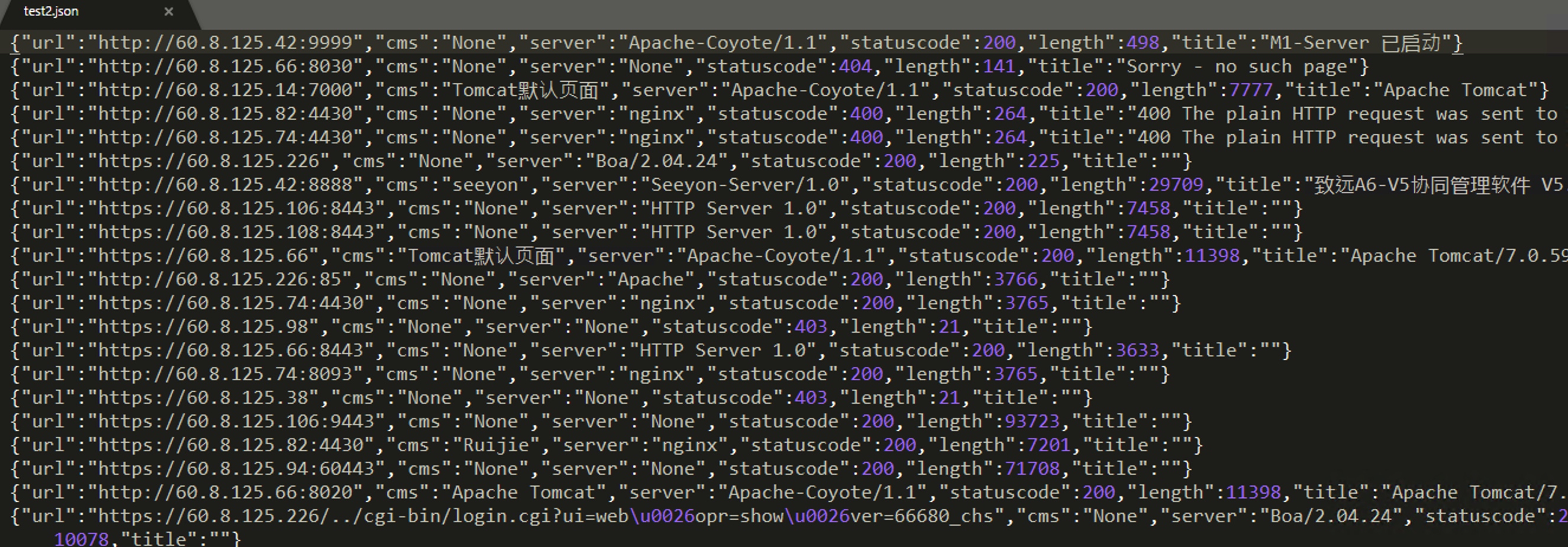 EHole screenshot 2