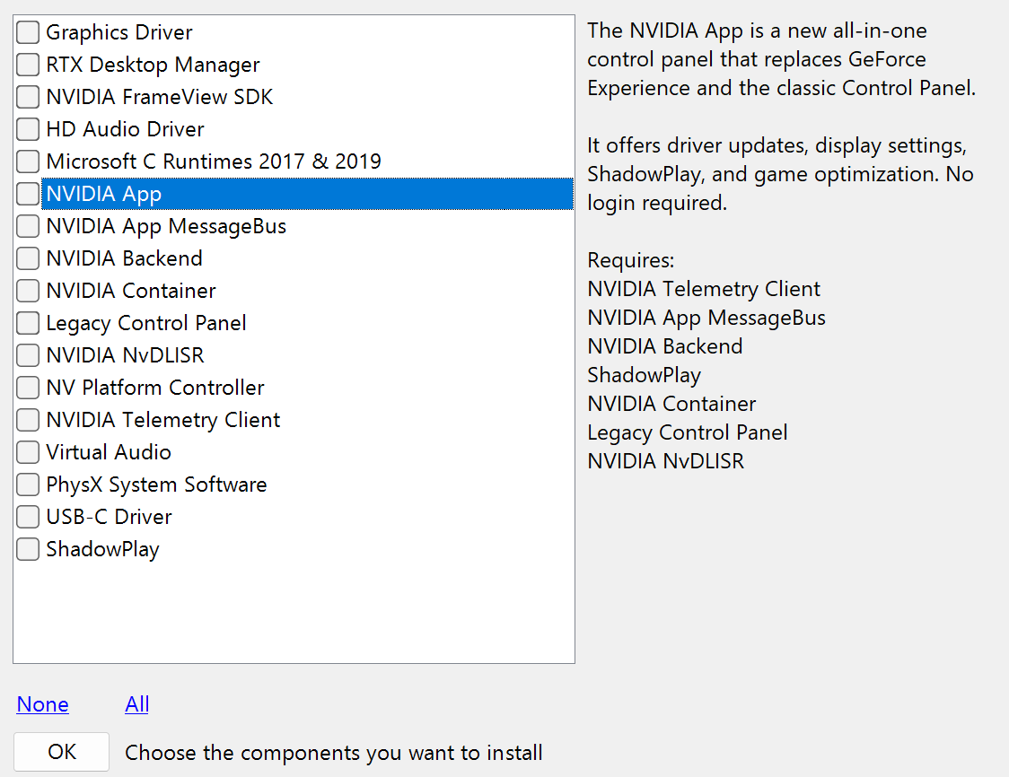 TinyNvidiaUpdateChecker screenshot 2