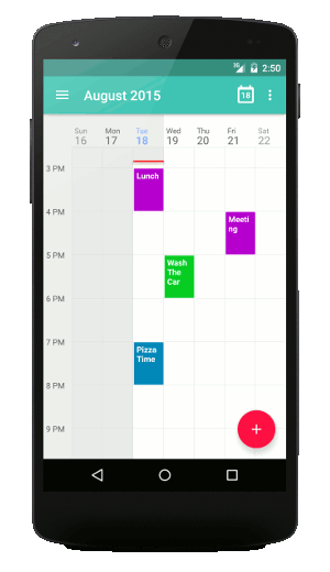 Etar-Calendar screenshot 3