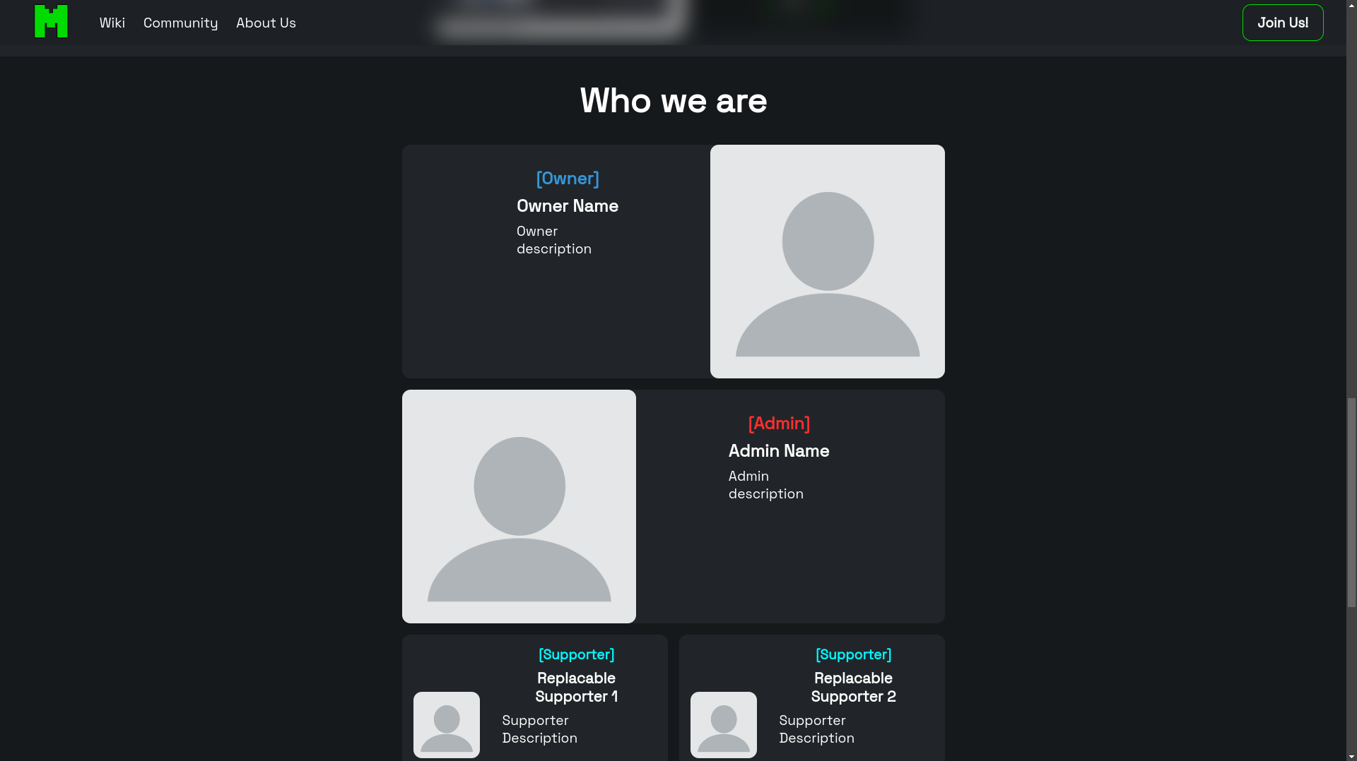 MCServer-Web-Template screenshot 4