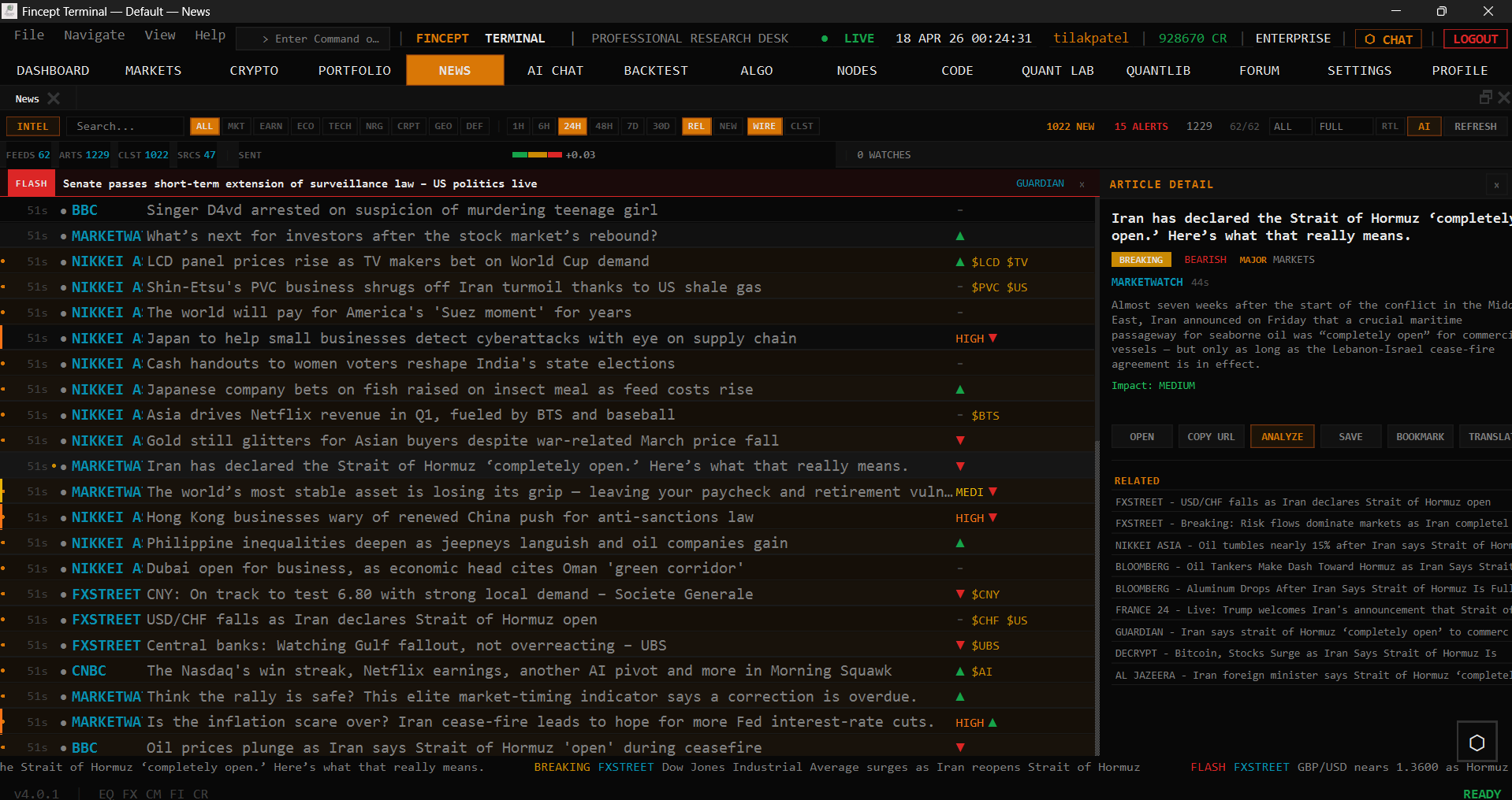 FinceptTerminal screenshot 4