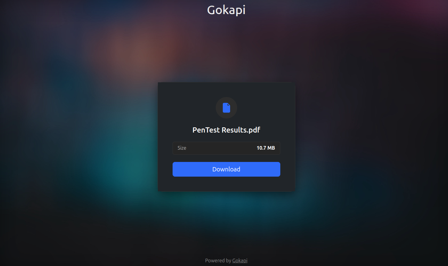 Gokapi screenshot 6