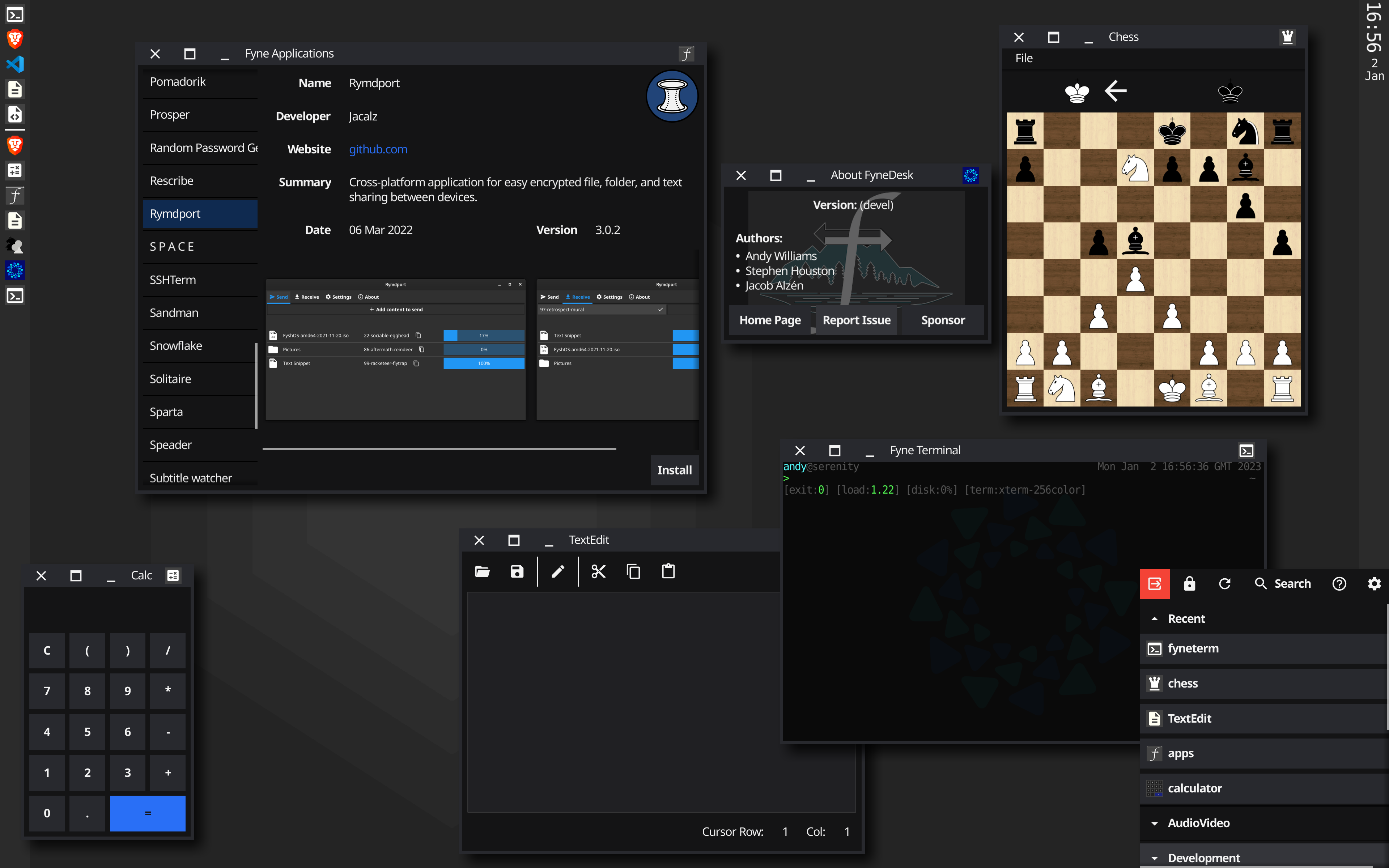 fynedesk screenshot 2