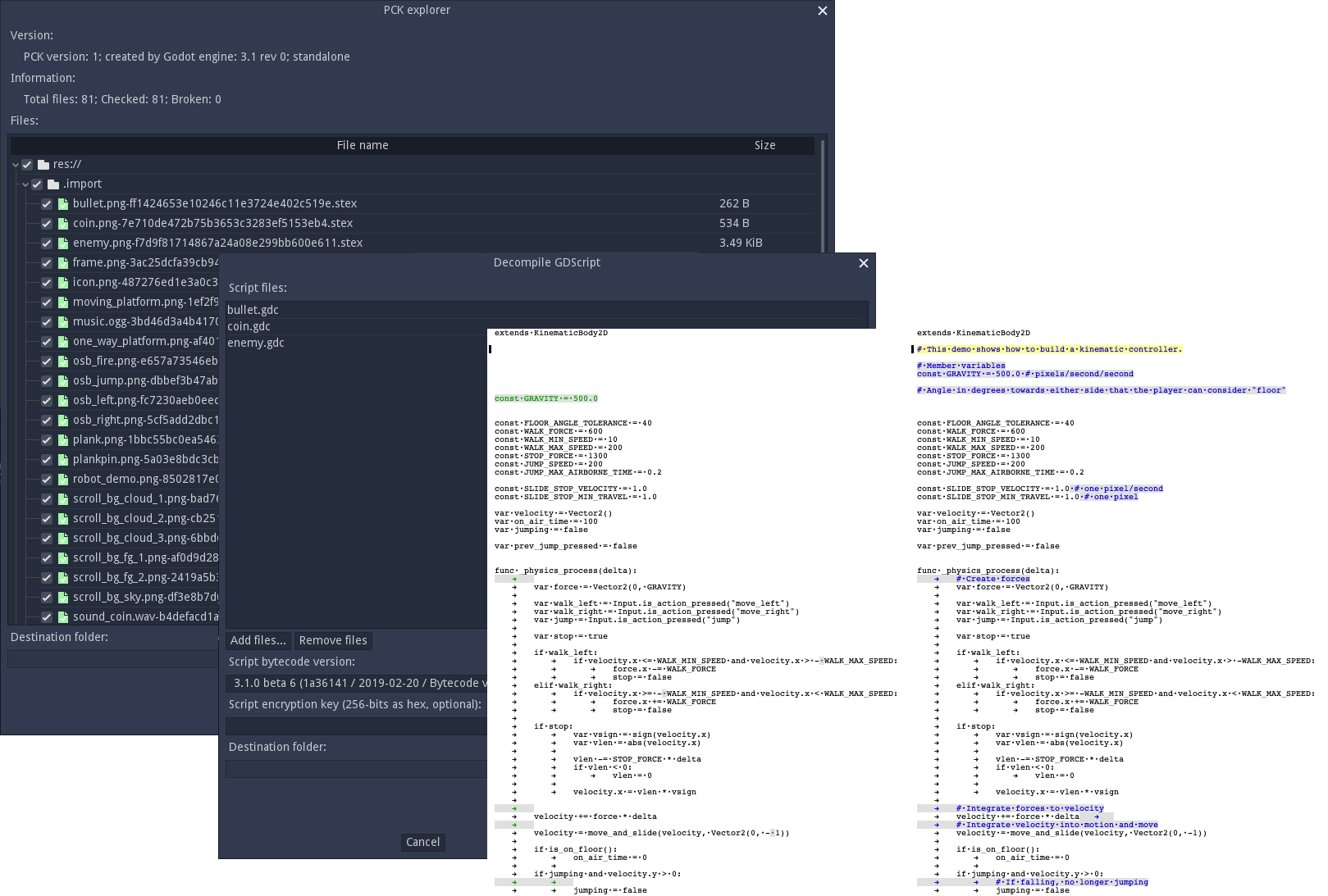 gdsdecomp screenshot 1