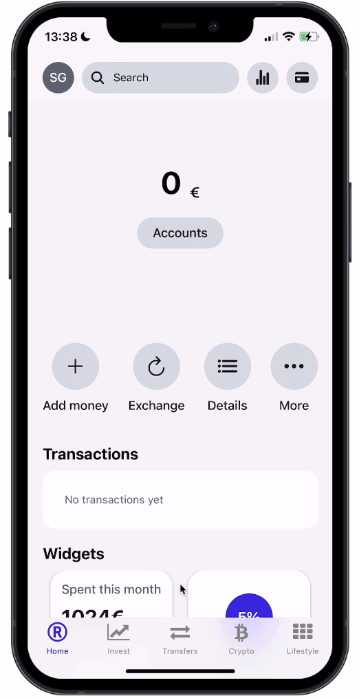 fintech-clone-react-native screenshot 13