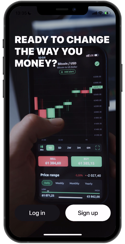 fintech-clone-react-native screenshot 1