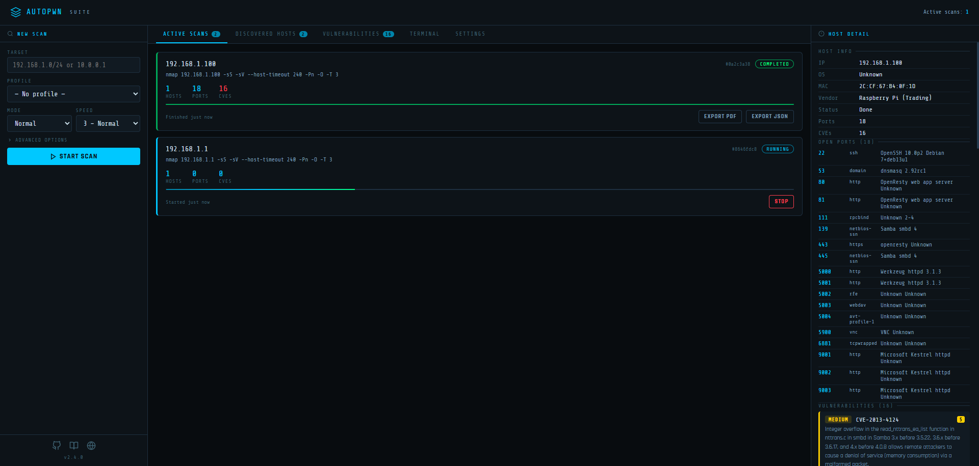 AutoPWN-Suite screenshot 2