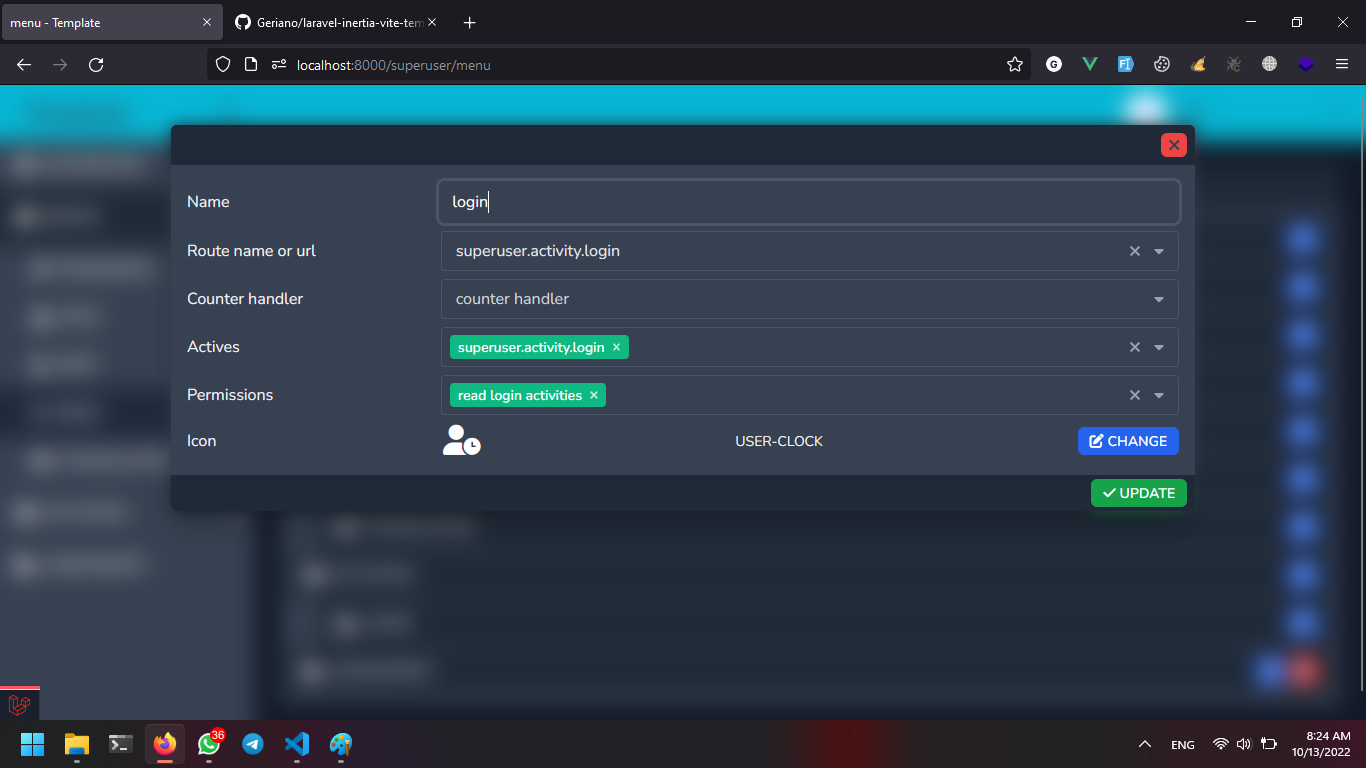 laravel-inertia-vite-template screenshot 12