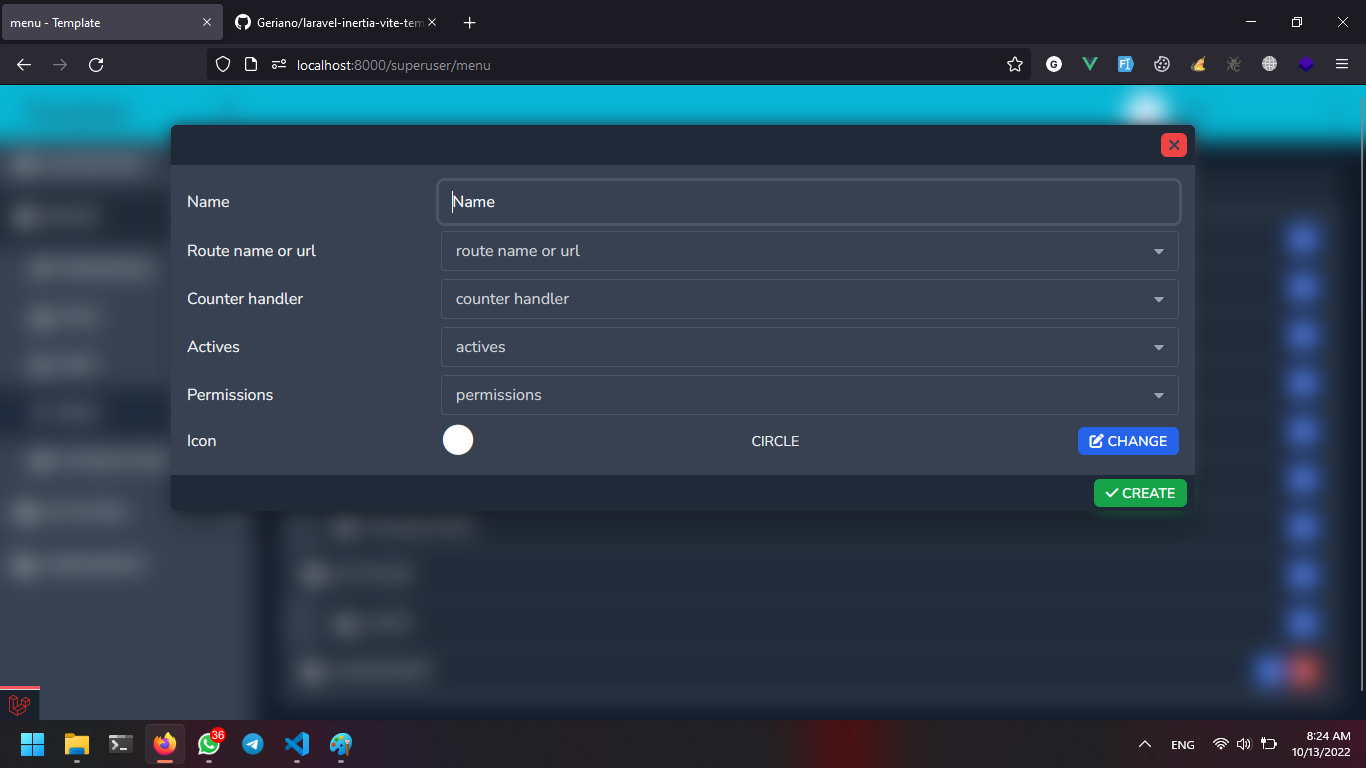 laravel-inertia-vite-template screenshot 11