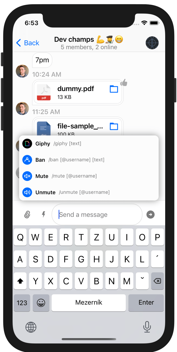 stream-chat-swift screenshot 5