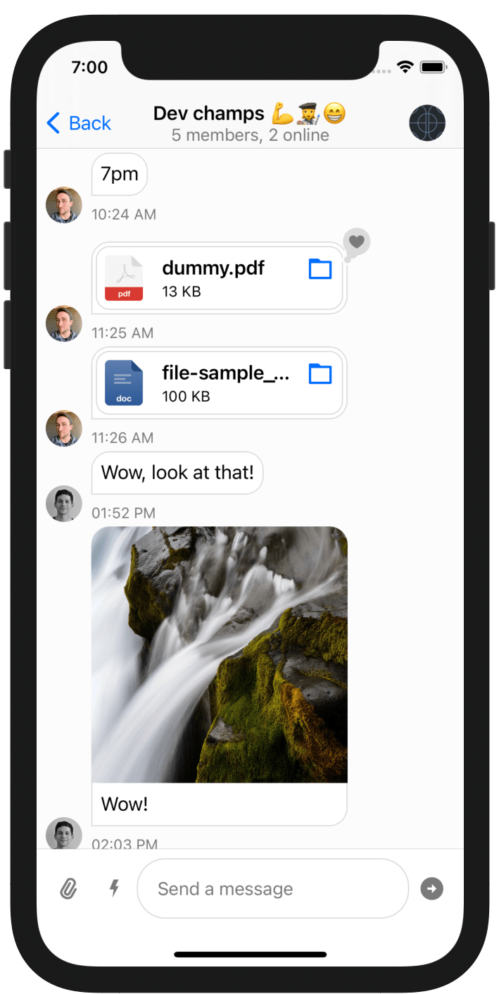 stream-chat-swift screenshot 3
