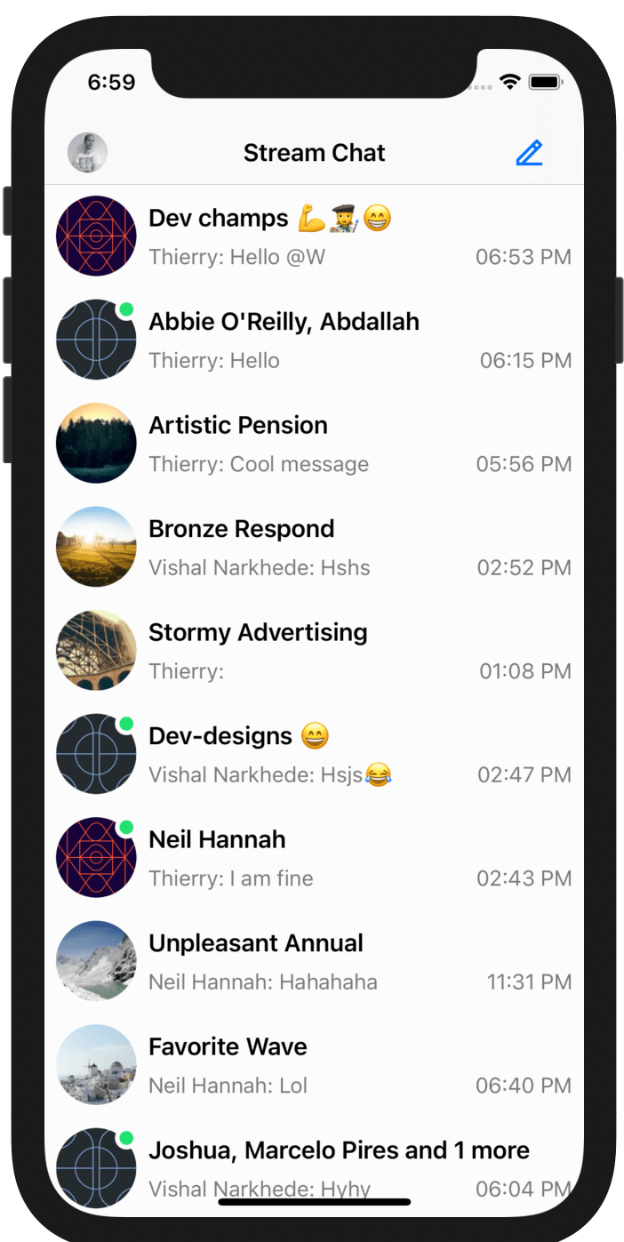 stream-chat-swift screenshot 2
