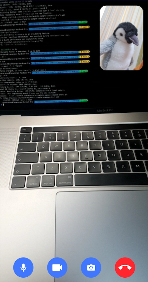 webrtc-in-jetpack-compose screenshot 4