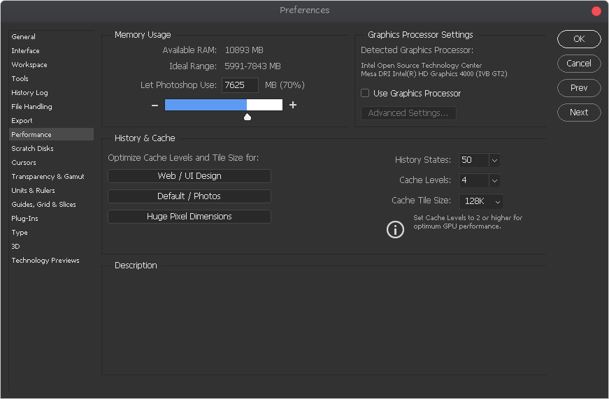 photoshopCClinux screenshot 3