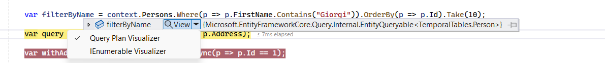 EFCore.Visualizer screenshot 2