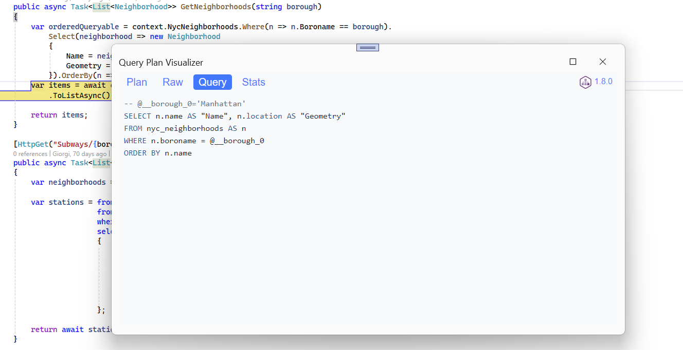 EFCore.Visualizer screenshot 6