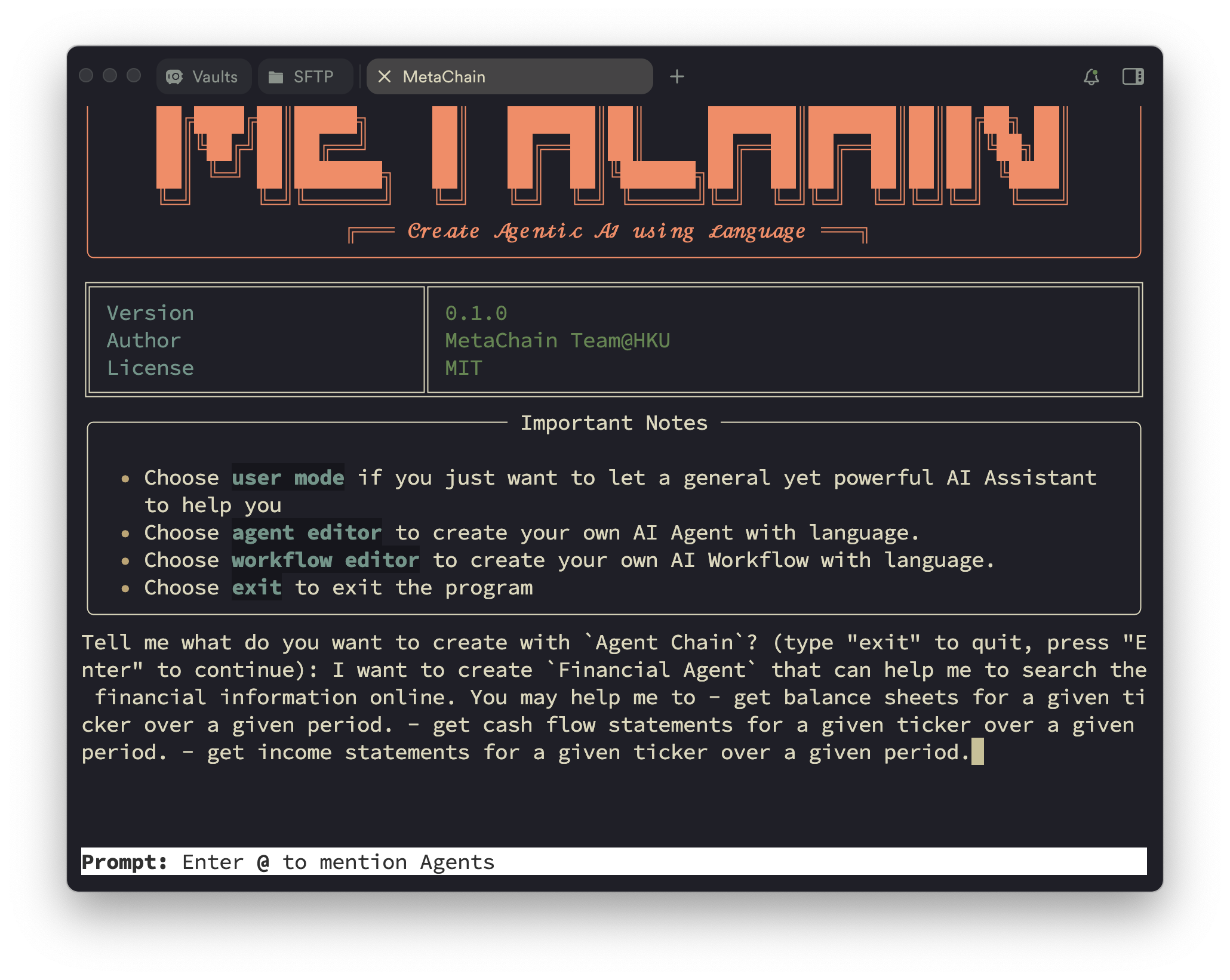 AutoAgent screenshot 2