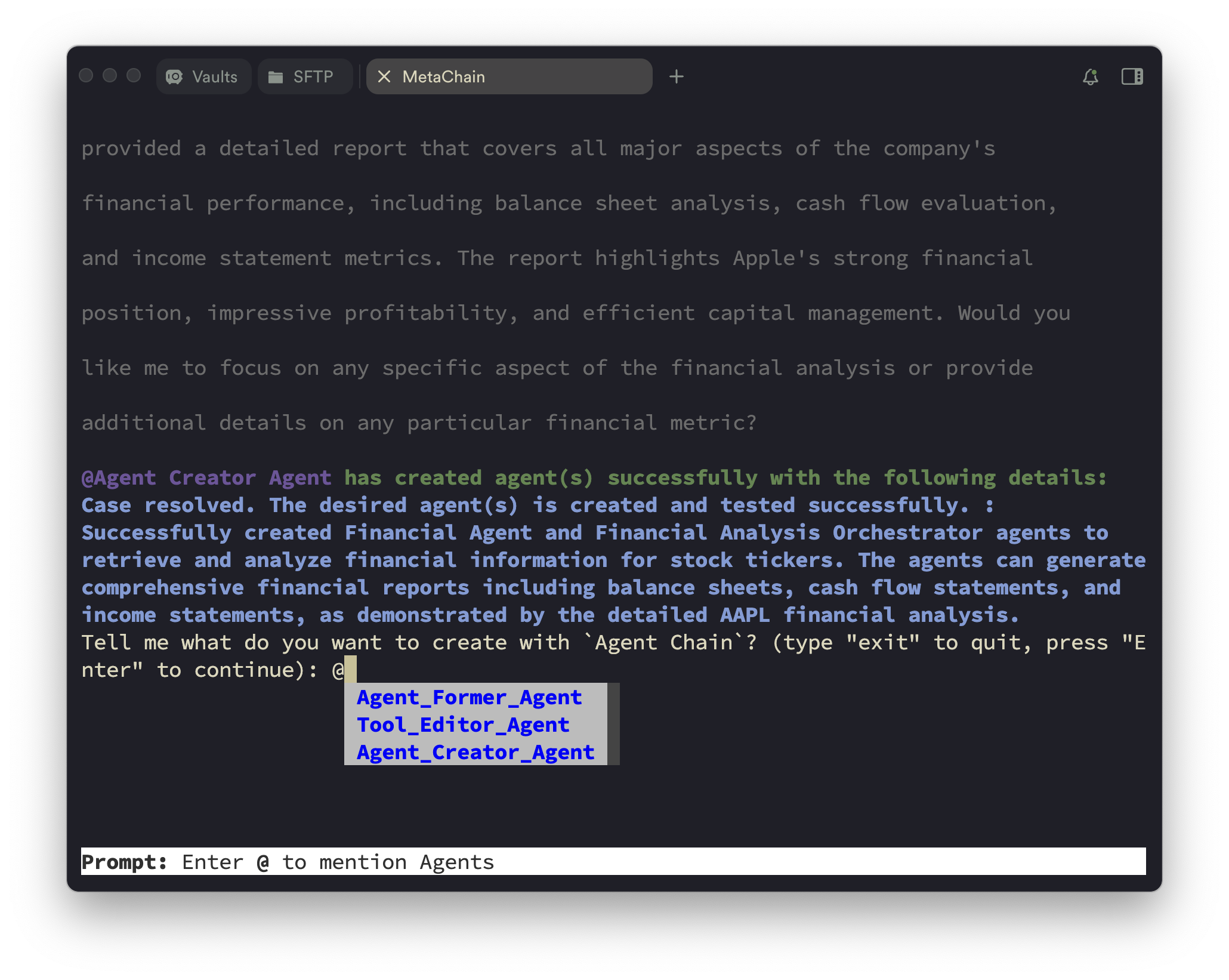 AutoAgent screenshot 7