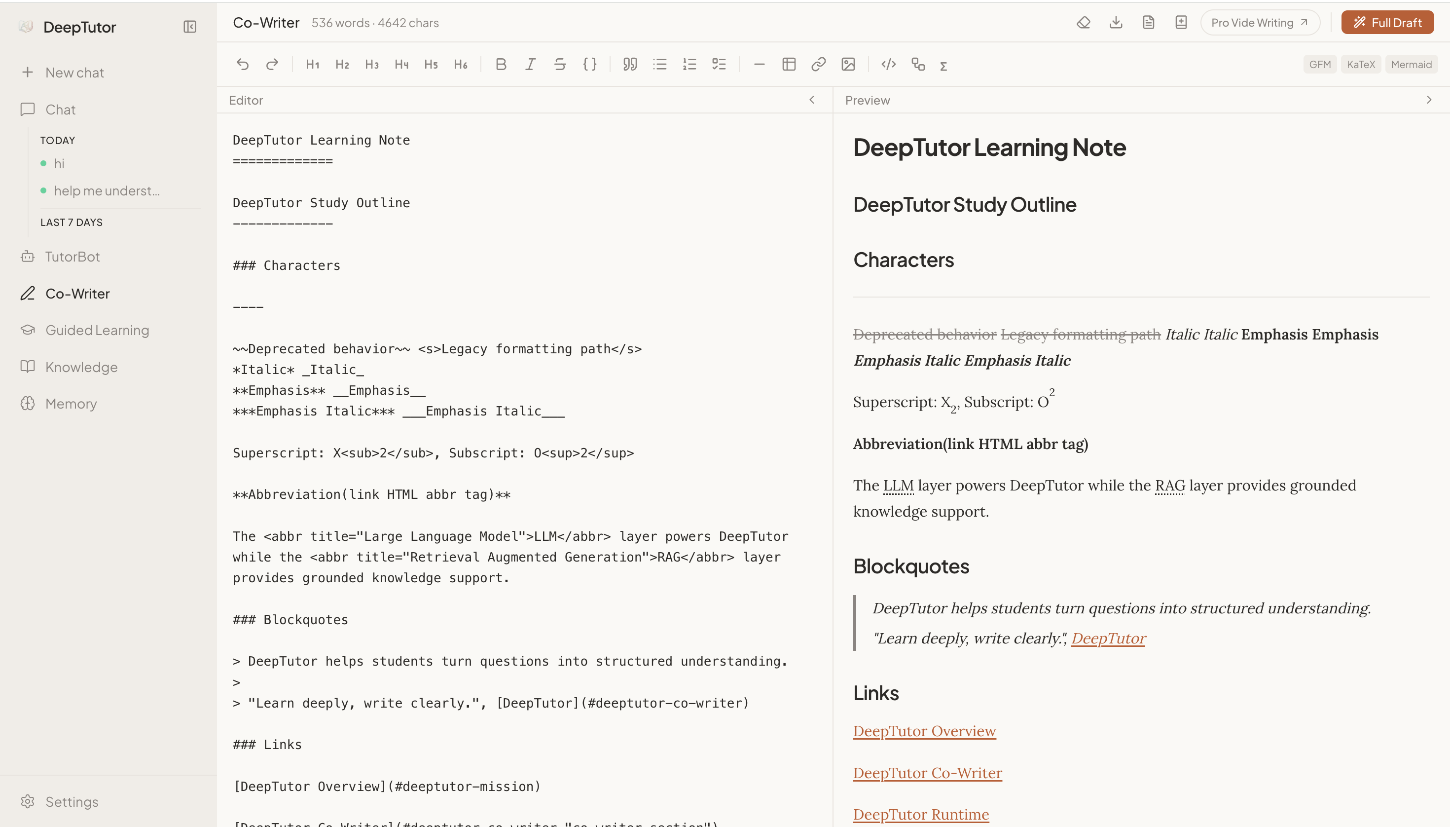 DeepTutor screenshot 3