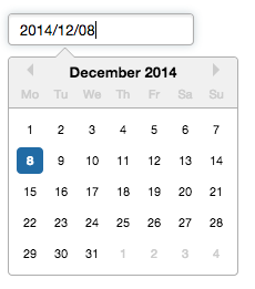react-datepicker screenshot 1
