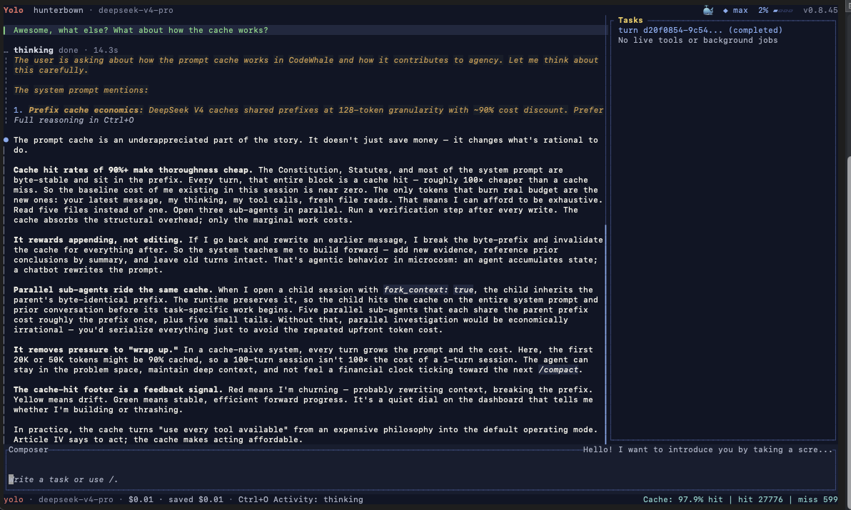 CodeWhale screenshot 1