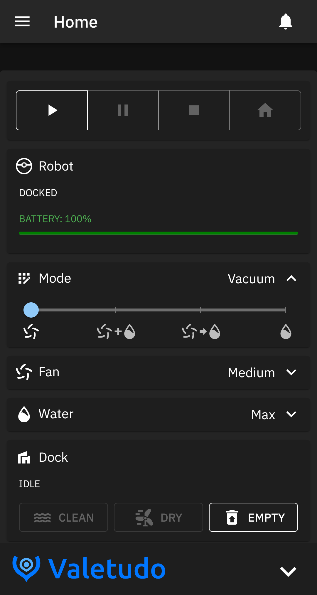 Valetudo screenshot 3